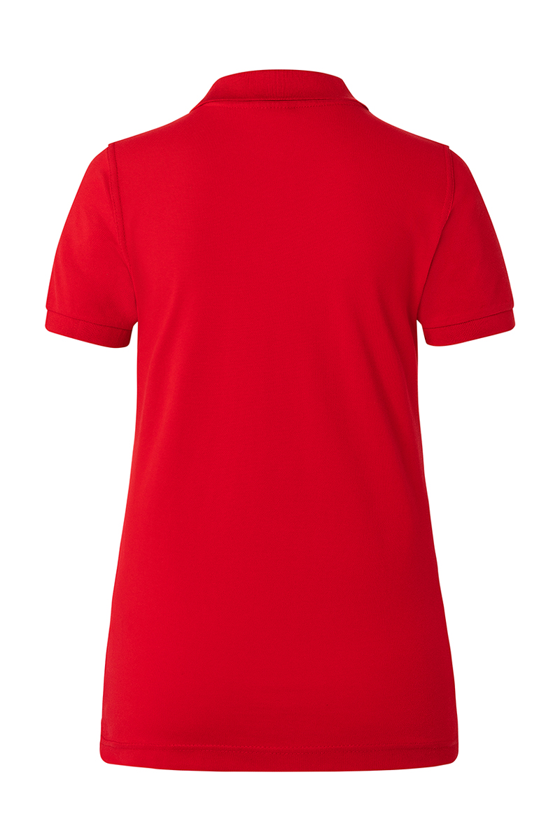 Damen Workwear Poloshirt Basic - Rot - XS
