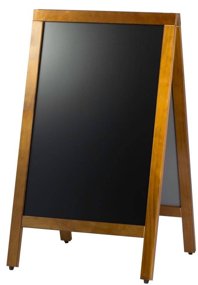 Krijtbord met houten frame | 500x850mm