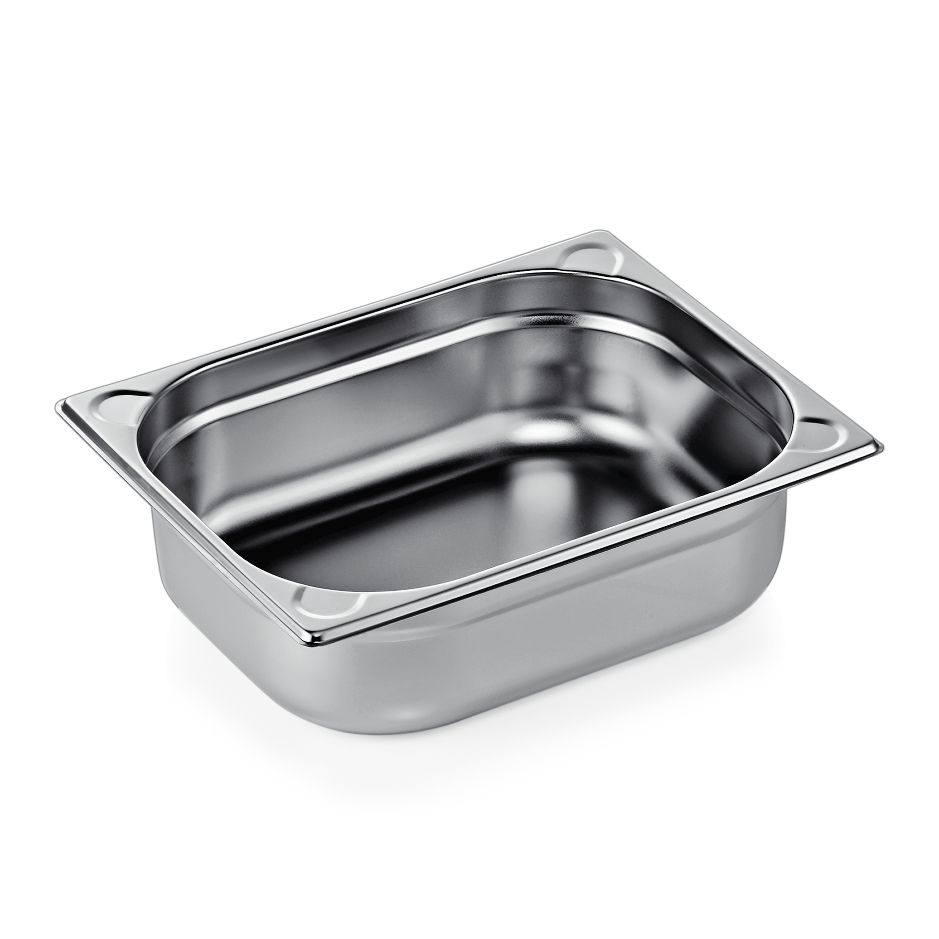 GN-container GN CORE 1/2-100 mm, met U-hoeken, roestvast staal