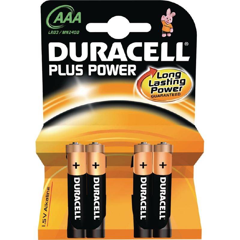 Duracell Batterij AAA | Pakje 4 Stuks