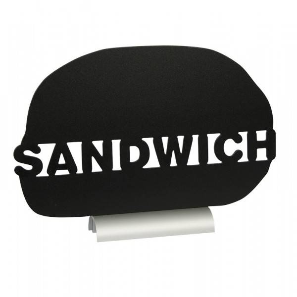 Tafelkrijtbord Aluminium Silhouet Sandwich Incl. Krijtstift