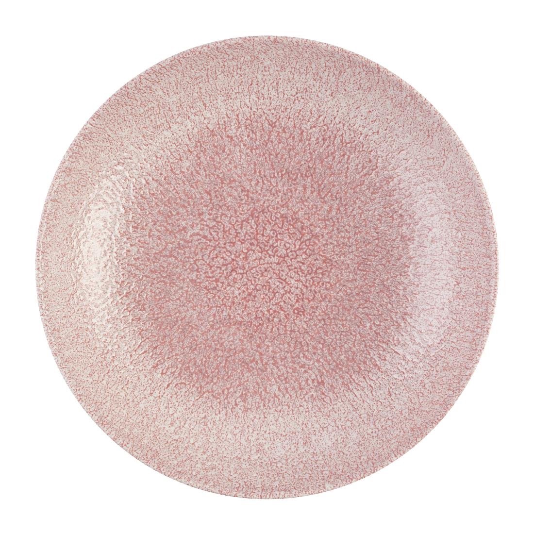 Churchill Studio Prints Raku-Coupé-Schüssel aus Rosenquarz, Rosa, 248 mm, (12 Stück)