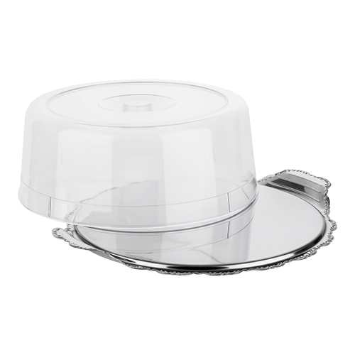 Plateau à servir avec cloche Ø32cm