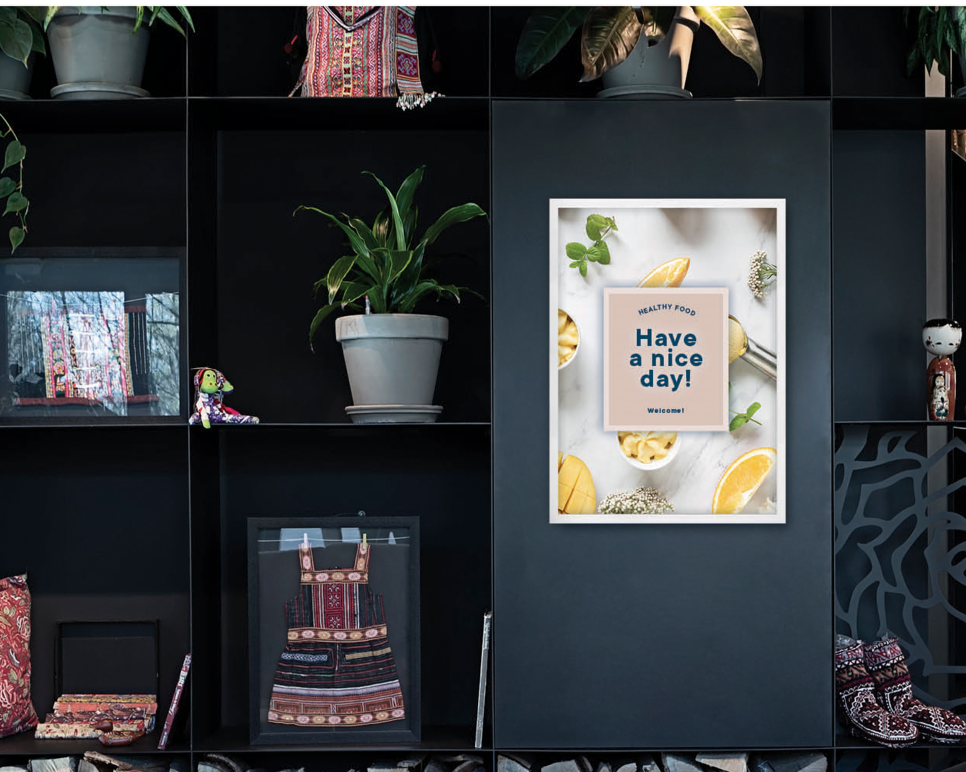 Cadre à pression A1 - blanc