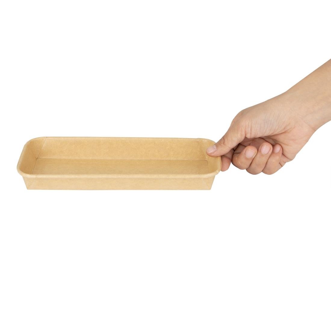 Fiesta Recyclable Nr. 2 Sushi-Schalen-Böden 220x90mm (300 Stück)