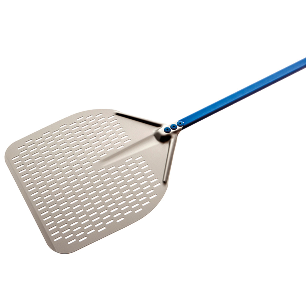 Schaufel aus Aluminium rechteckig 360x360 mm perforiert