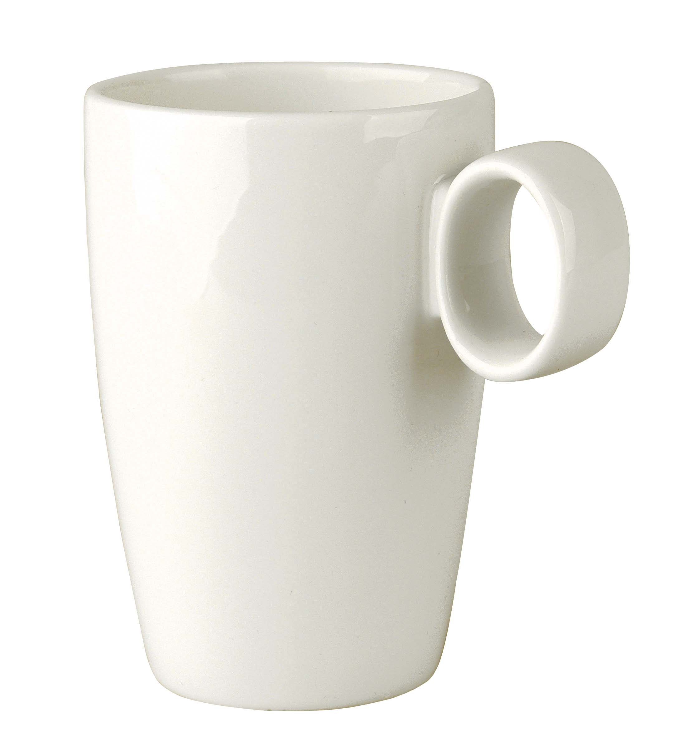 Beker 016 Lux 21 cl Offwhite Porselein