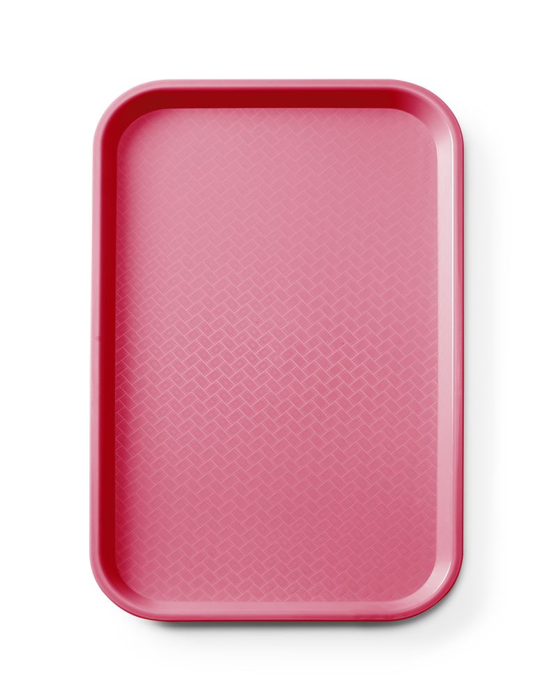 Fastfooddienblad polypropyleen GN 1/1 - AmerBox - GN 1/1 - Rood - 530x325x(H)20mm