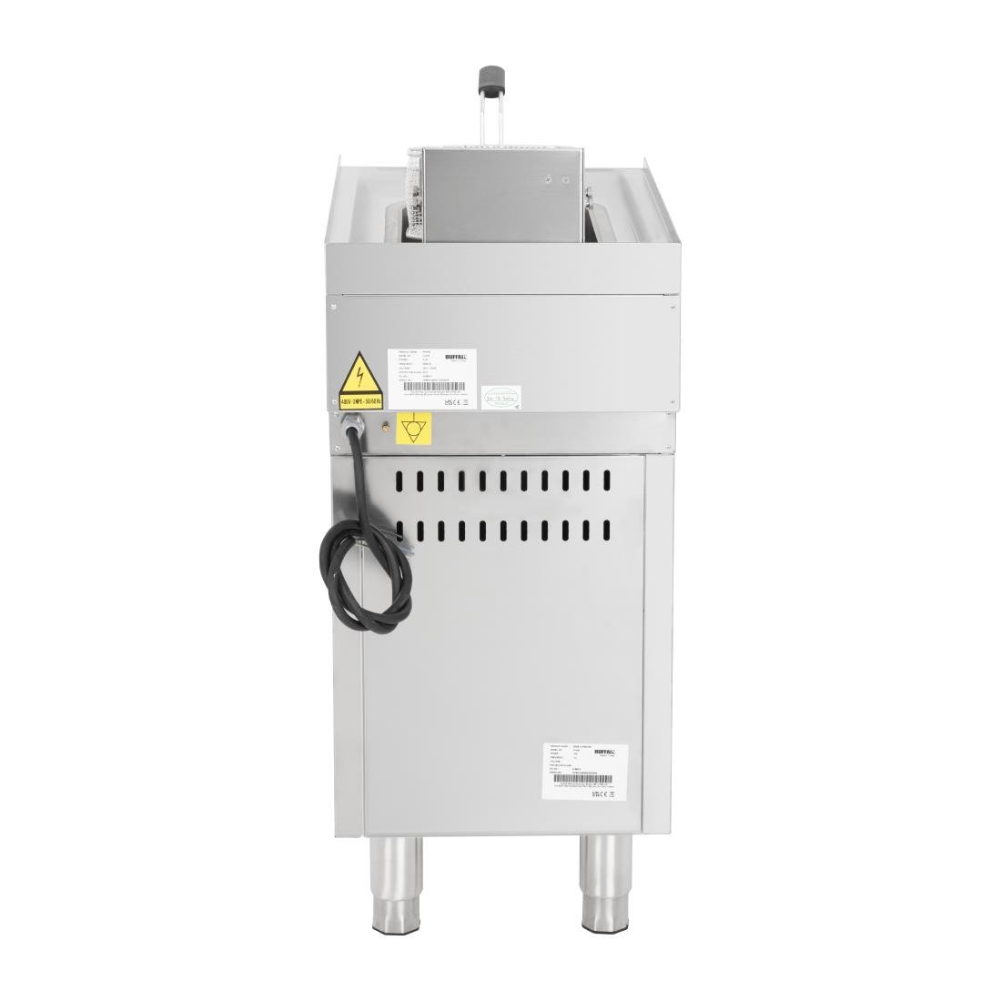Buffalo 600 Serie Freistehende Einzelbecken Elektrische Fritteuse 8Ltr