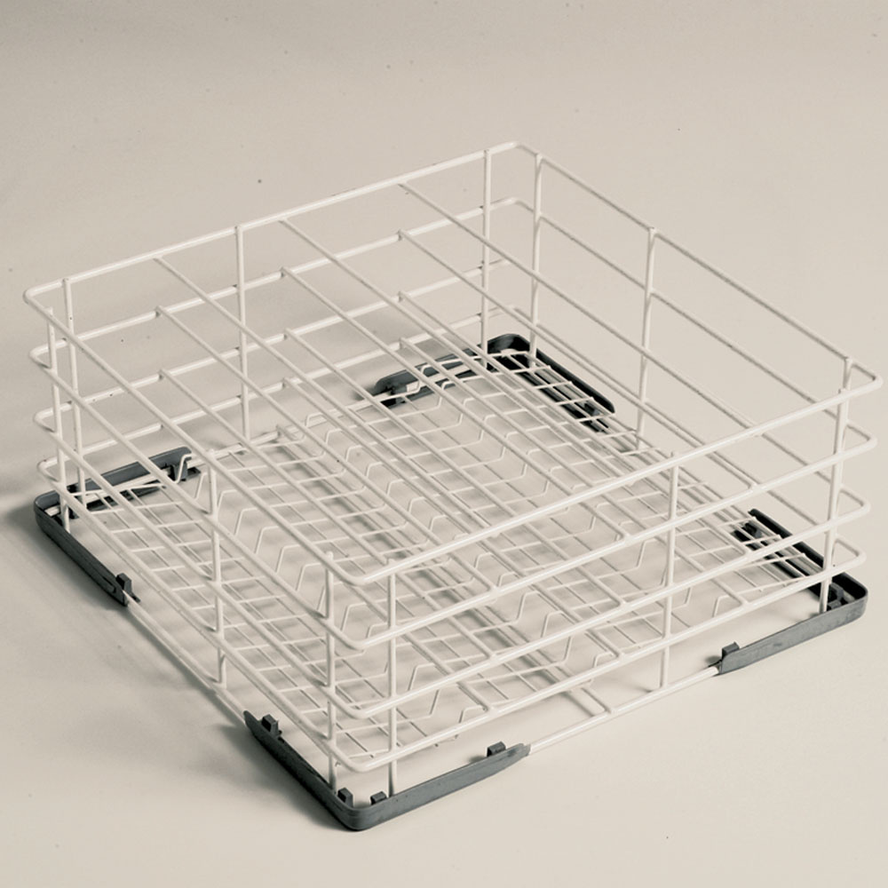 Korb für Gläser Ø110 mm, 400x400 mm Rilsan