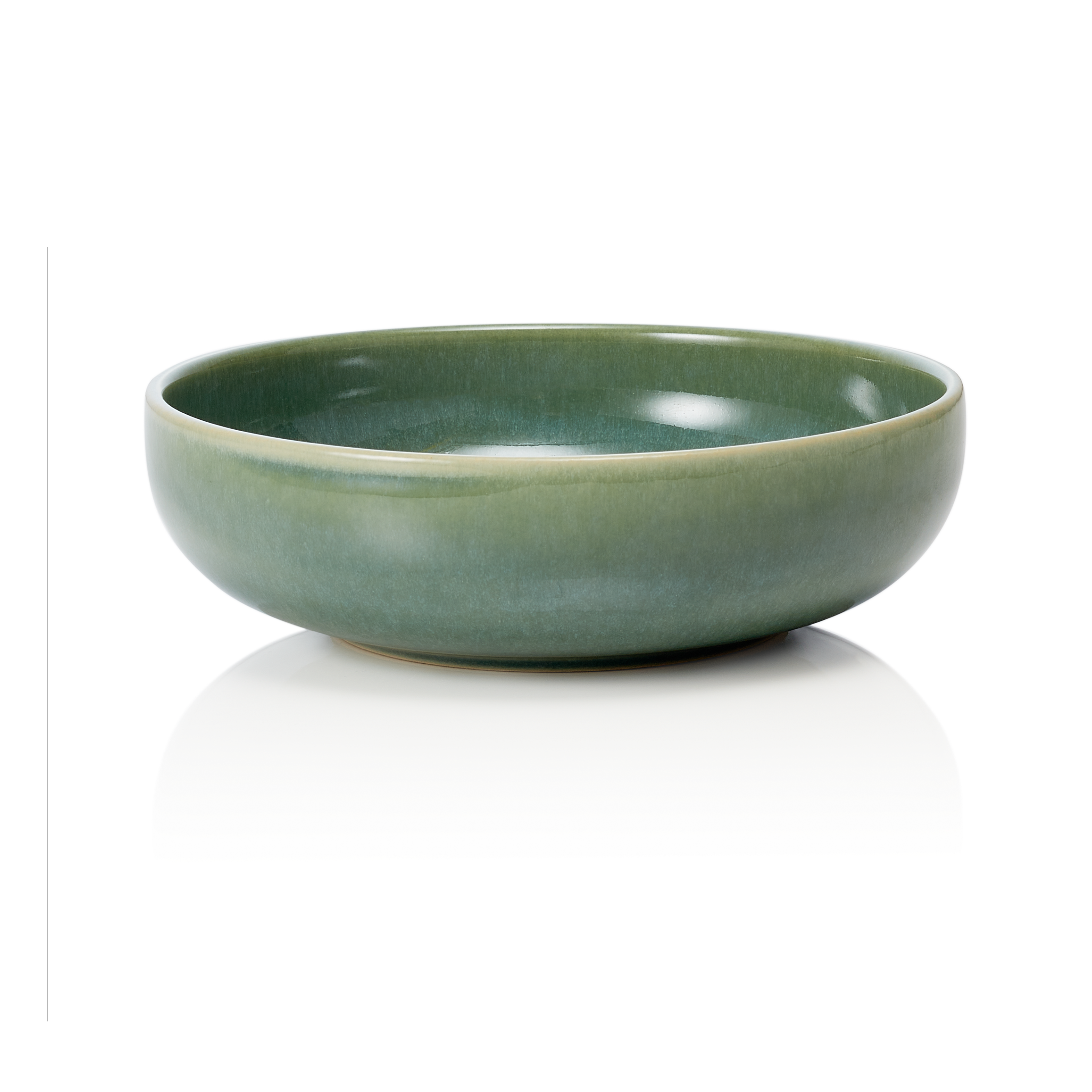 Schalenset ROCKZZERO, Ø 16 cm, 0,4 l, Set van 6 stuks, mirtegroen, Steengoed