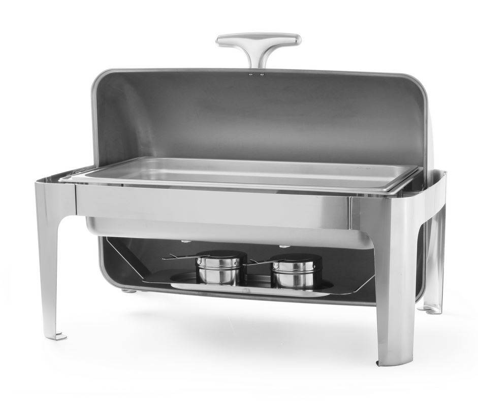 Chafing Dish Rolltop | RVS | GN 1/1 | 9 Liter | 660x490x(H)460mm