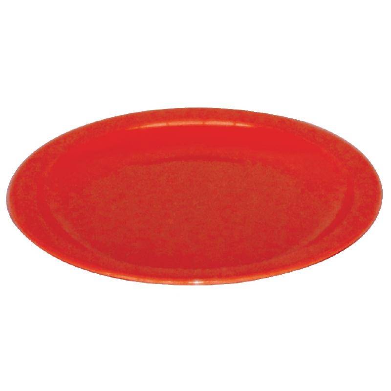 Teller Rot Polycarbonat | Ø230mm |  12 Stück