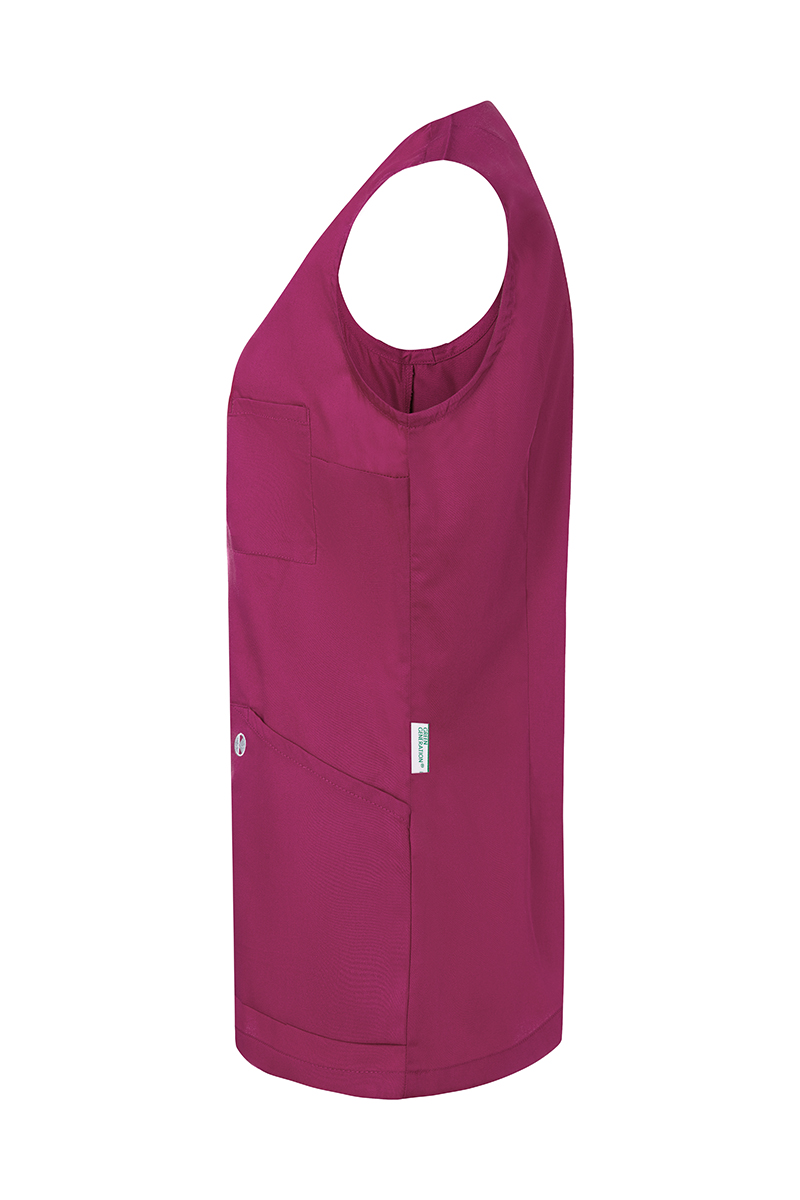 Ärmelloser Damenkasack Essential, aus nachhaltigem Material - Fuchsia - 42