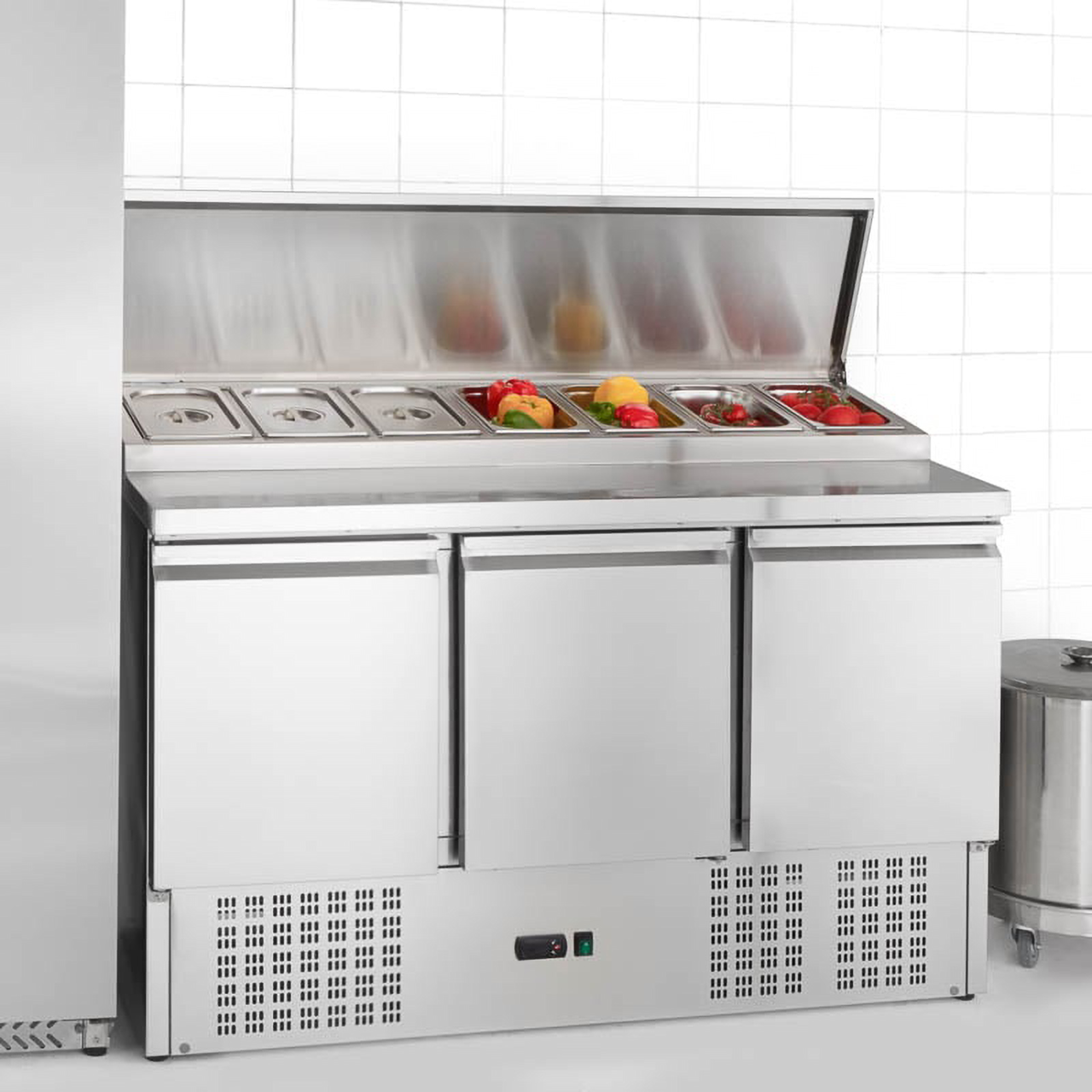 Saladette ECO 1365 voor 7 x 1/3 GN-bakken
