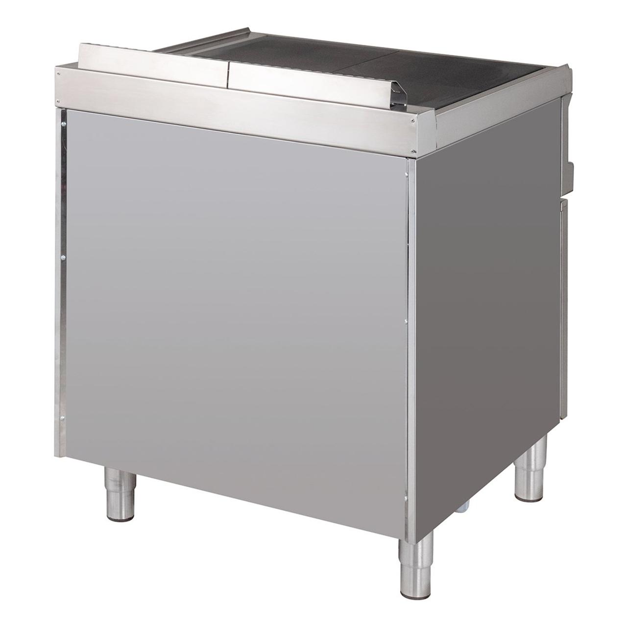 Elektrisch fornuis Serie 700 - 70/70 met elektrische heteluchtoven - 4 vierkante, verzonken kookplaten - 12,6 kW