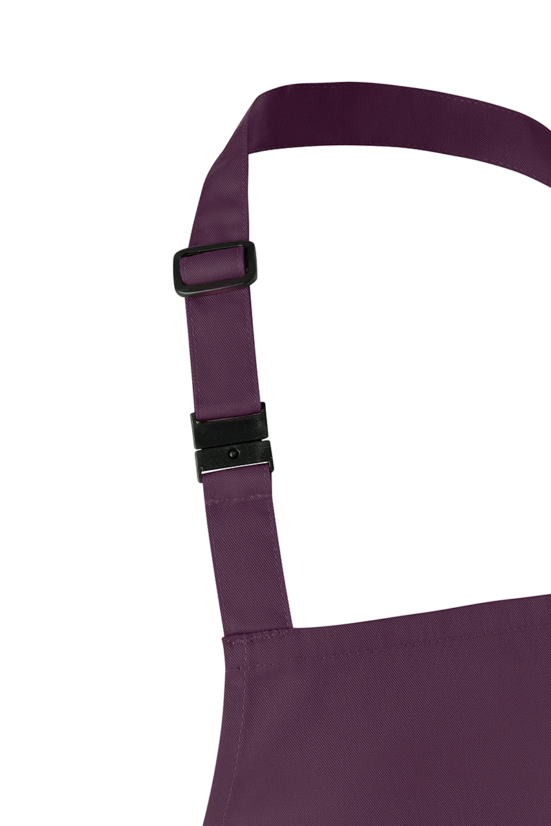 Tablier à bavette Basic avec boucle pour enfants - Aubergine - S