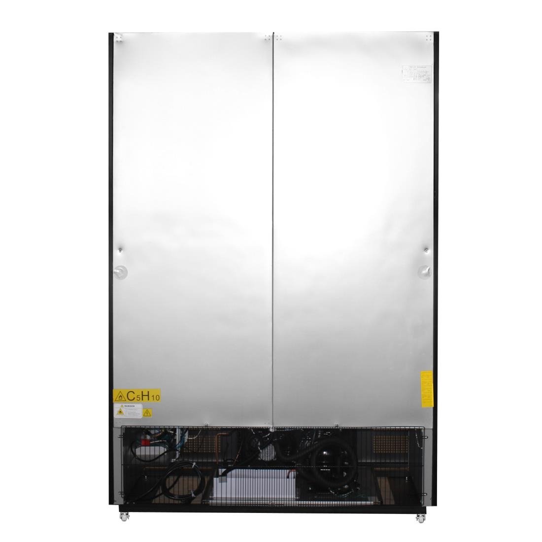 Polar G-Serie Gefrierschrank mit Sichtfenster 920Ltr Schwarz