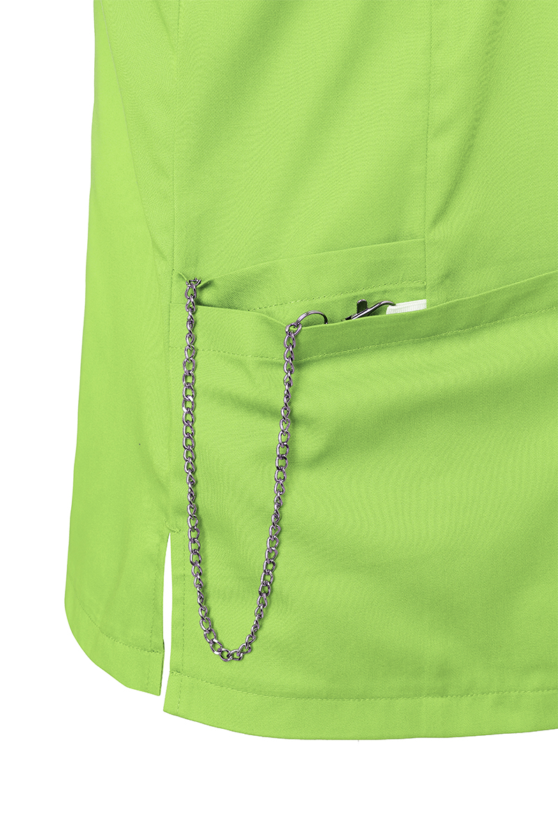Kurzarm Damen-Schlupfkasack Essential, aus nachhaltigem Material - Kiwi - S