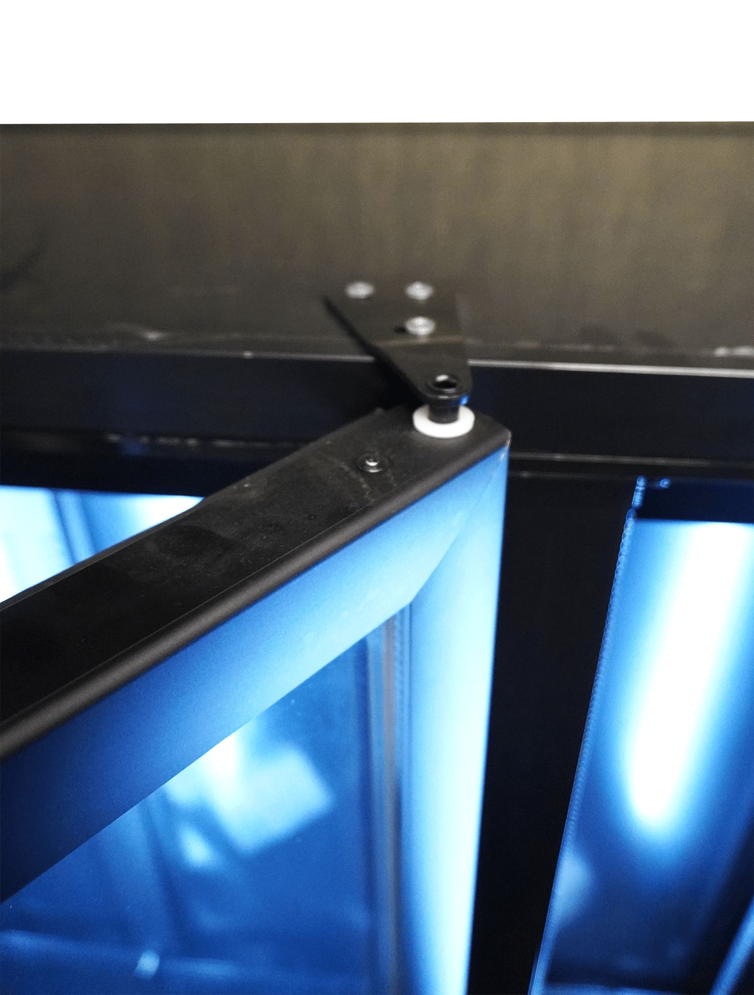 Réfrigérateur 3 Portes En Verre Noir Nap-1200 Ht - Avec Porte Chauffante