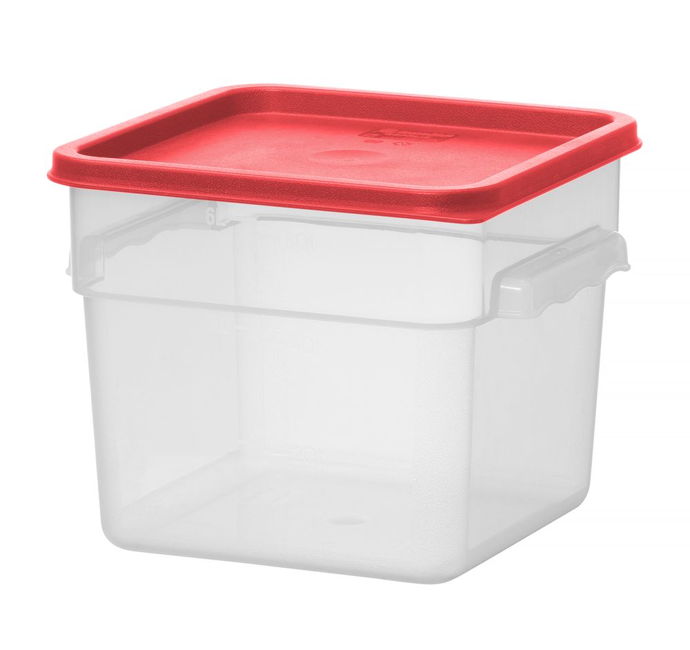 Lebensmittelbehälter mit Skala - 5,7L - 235x235x(H)180mm