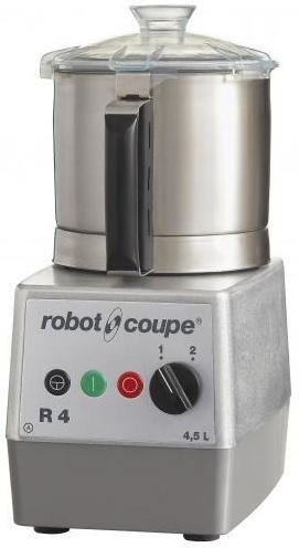 Robot Coupe Cutter R4 | 400V | 4,5 Litres | Cutter de Table | 2 Vitesses : 1500 & 3000 tr/mn
