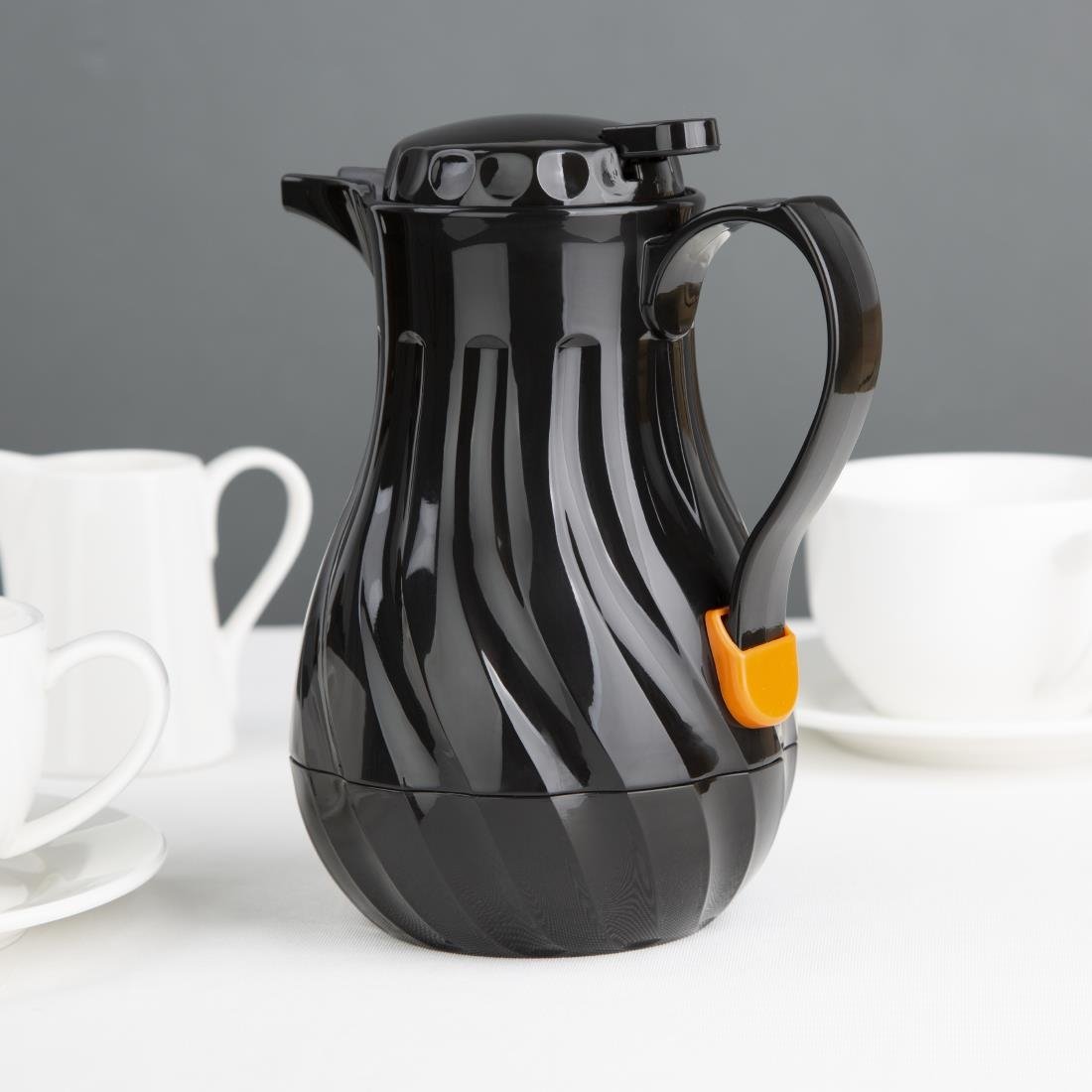 Olympia Swirl Thermoskanne schwarz 500ml