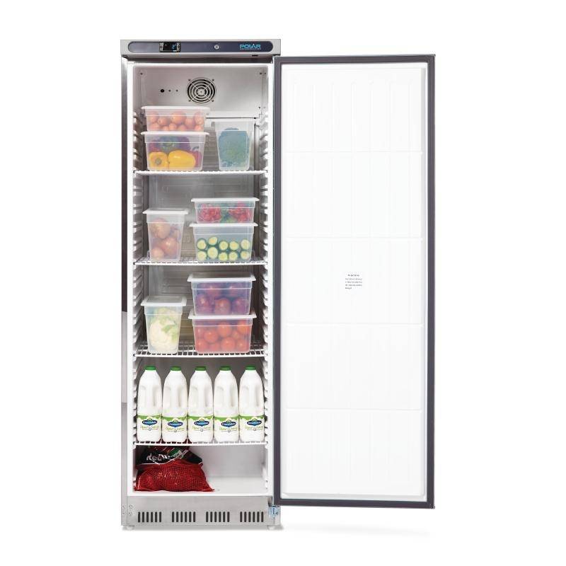 Edelstahl Kühlschrank | 400 Liter | 600x600(h)1850mm