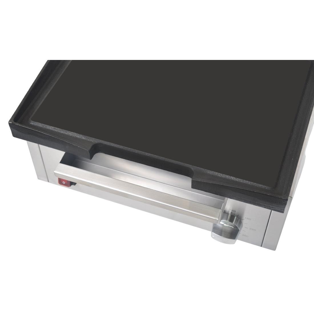 Plancha électrique en fonte Buffalo 1,8kW Plancha électrique en fonte Buffalo 1,8kW