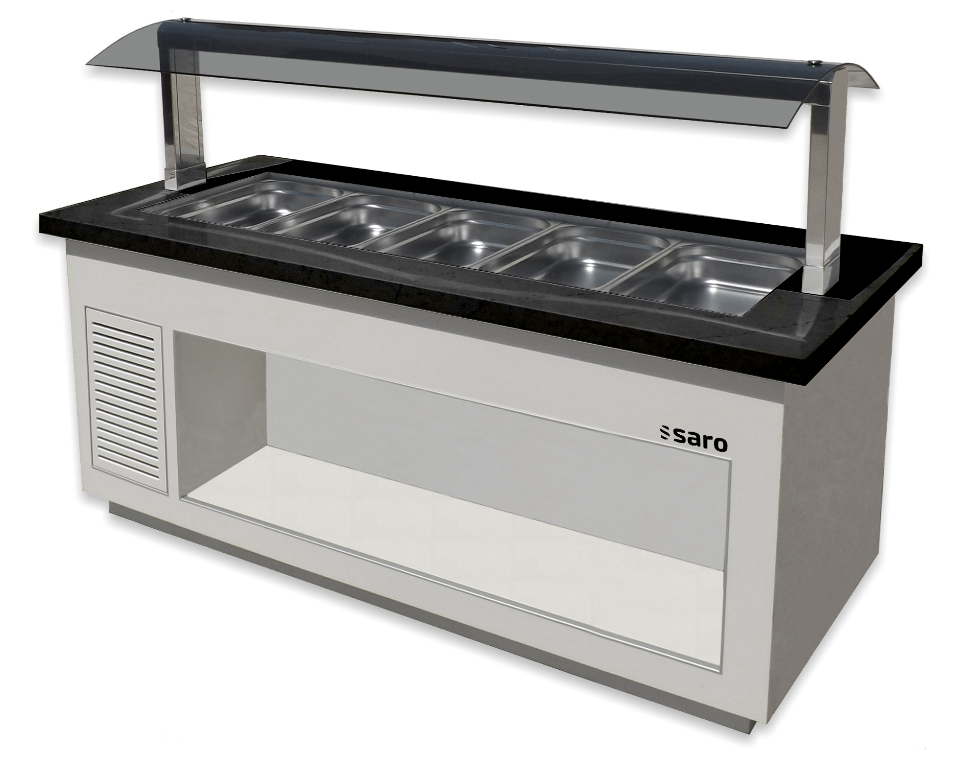 SARO Buffet chaud modèle PREMIUM LINE SB-H230 blanc