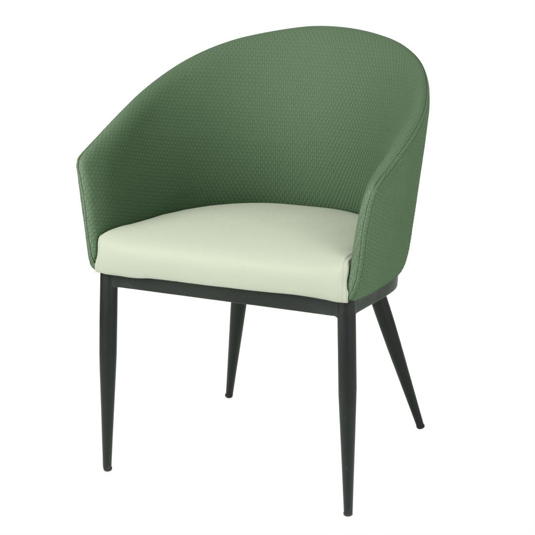 Bolero sloane interieur eetkamerstoelen - groene bos mix (set van 2)