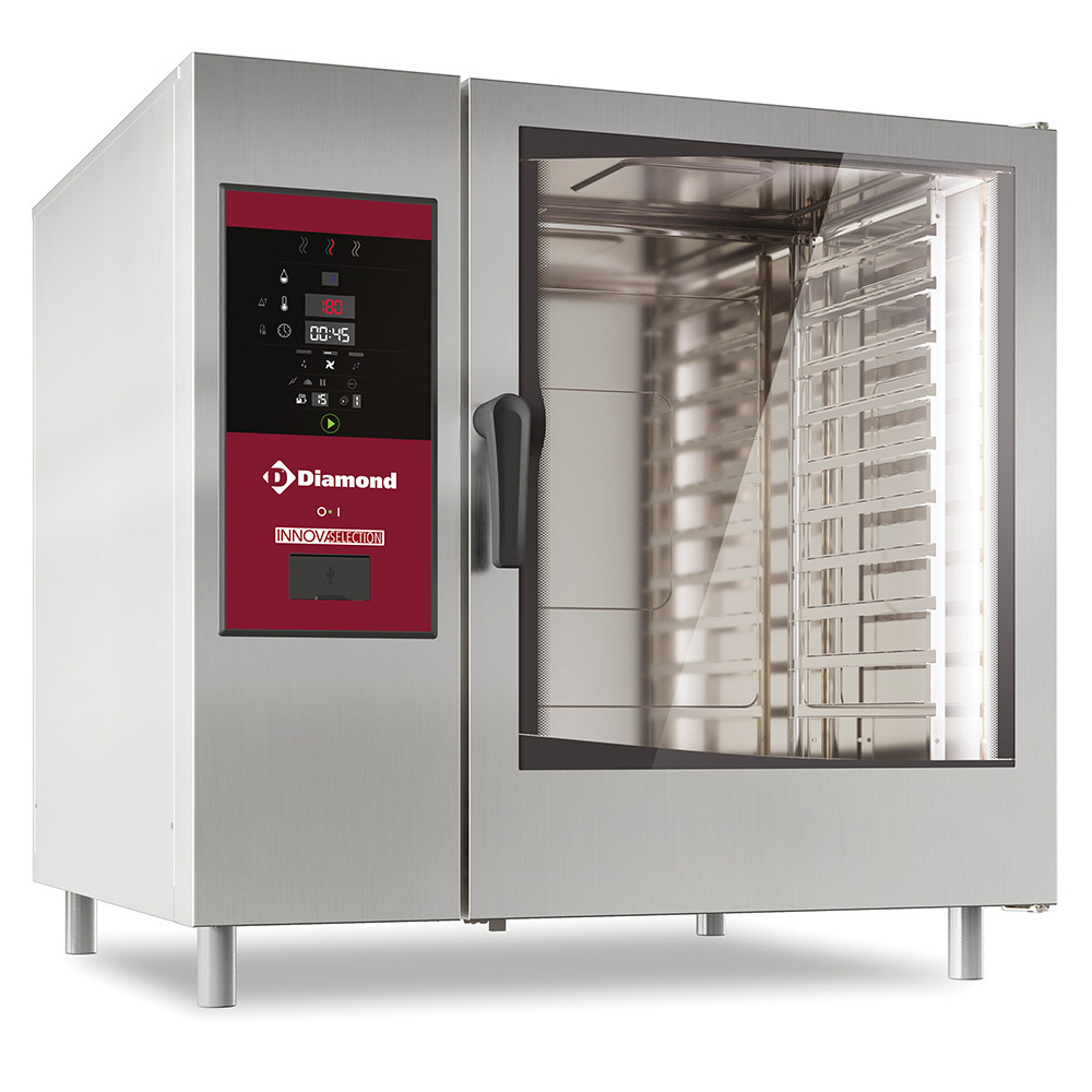 Stoom convectieoven 10x 2/1GN - Auto-Cleaning - 230V