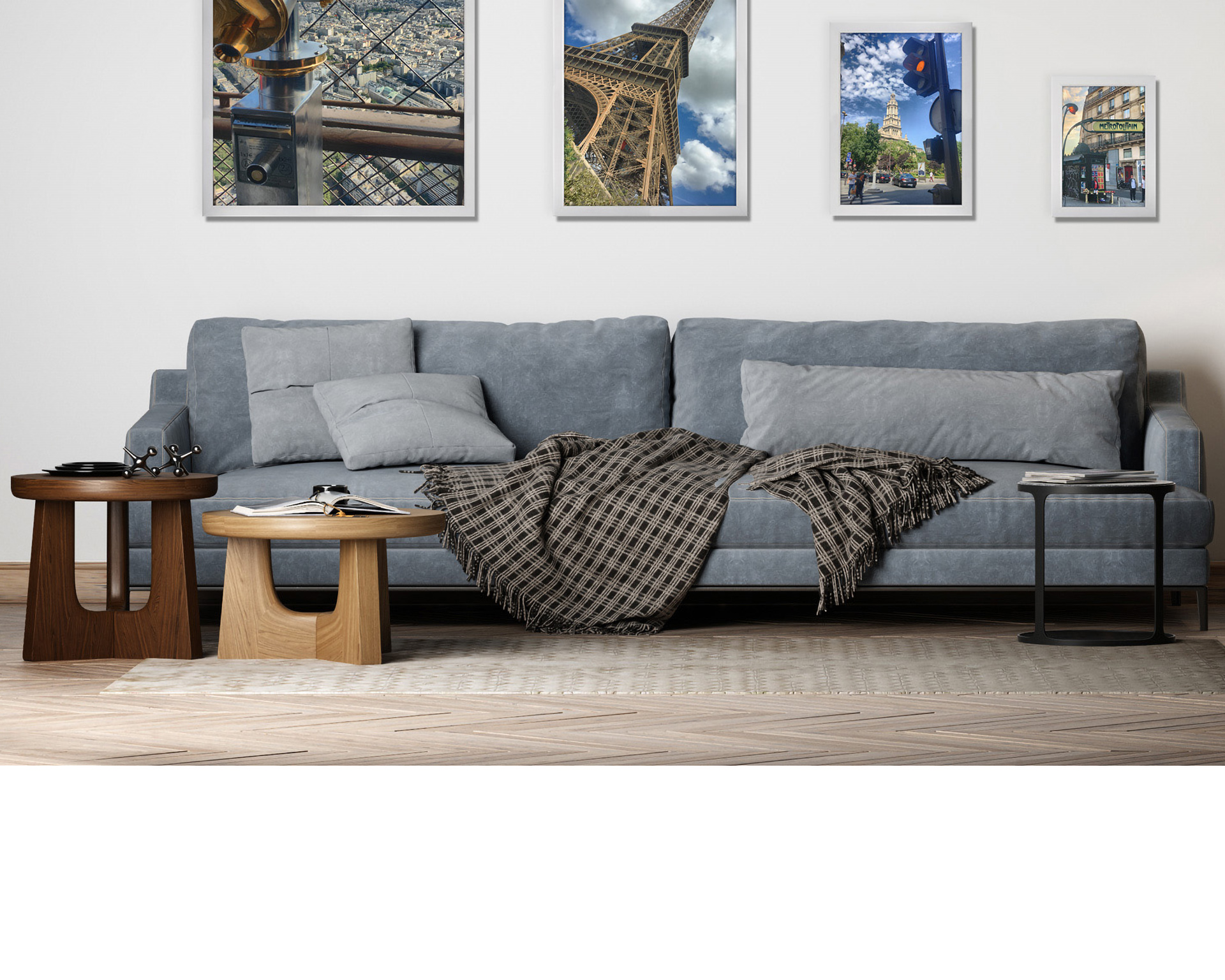 Cadre à pression A1 - blanc