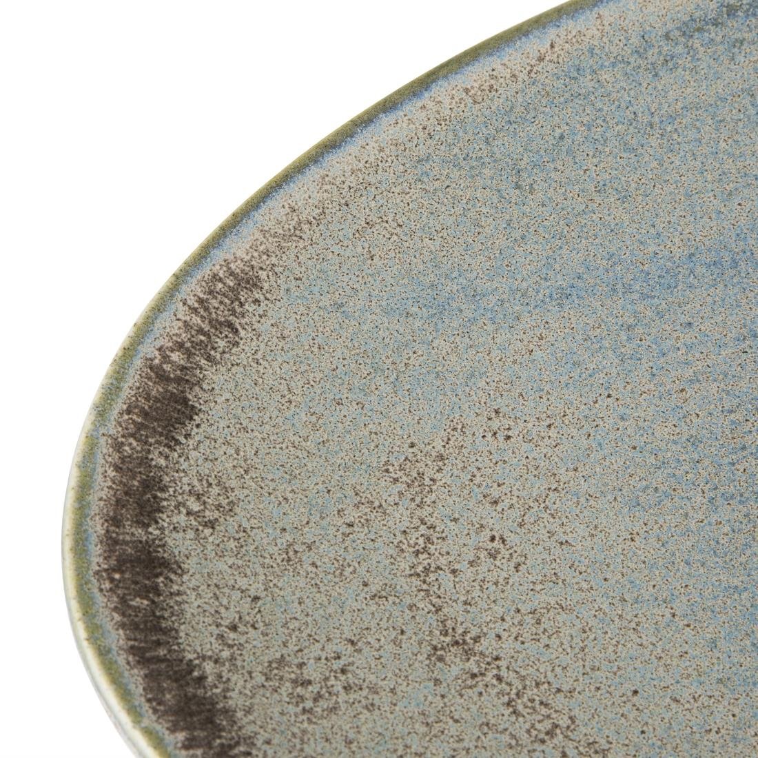 Assiettes triangulaires Olympia Ember Blue 250mm (lot de 6) Assiettes triangulaires Olympia Ember Blue 250mm (lot de 6)