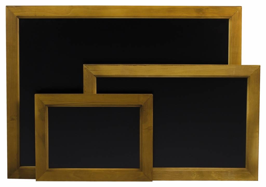 Wandkreidetafel mit Holzrahmen | 300x400mm