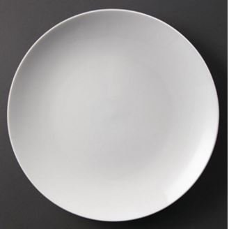 Assiette Coupe Blanche - Olympia - 230mm - 12 Pièces