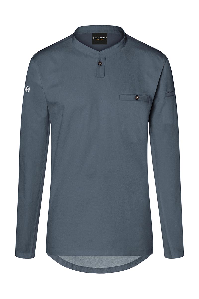 Langarm Arbeitsshirt Performance - Anthrazit - XL