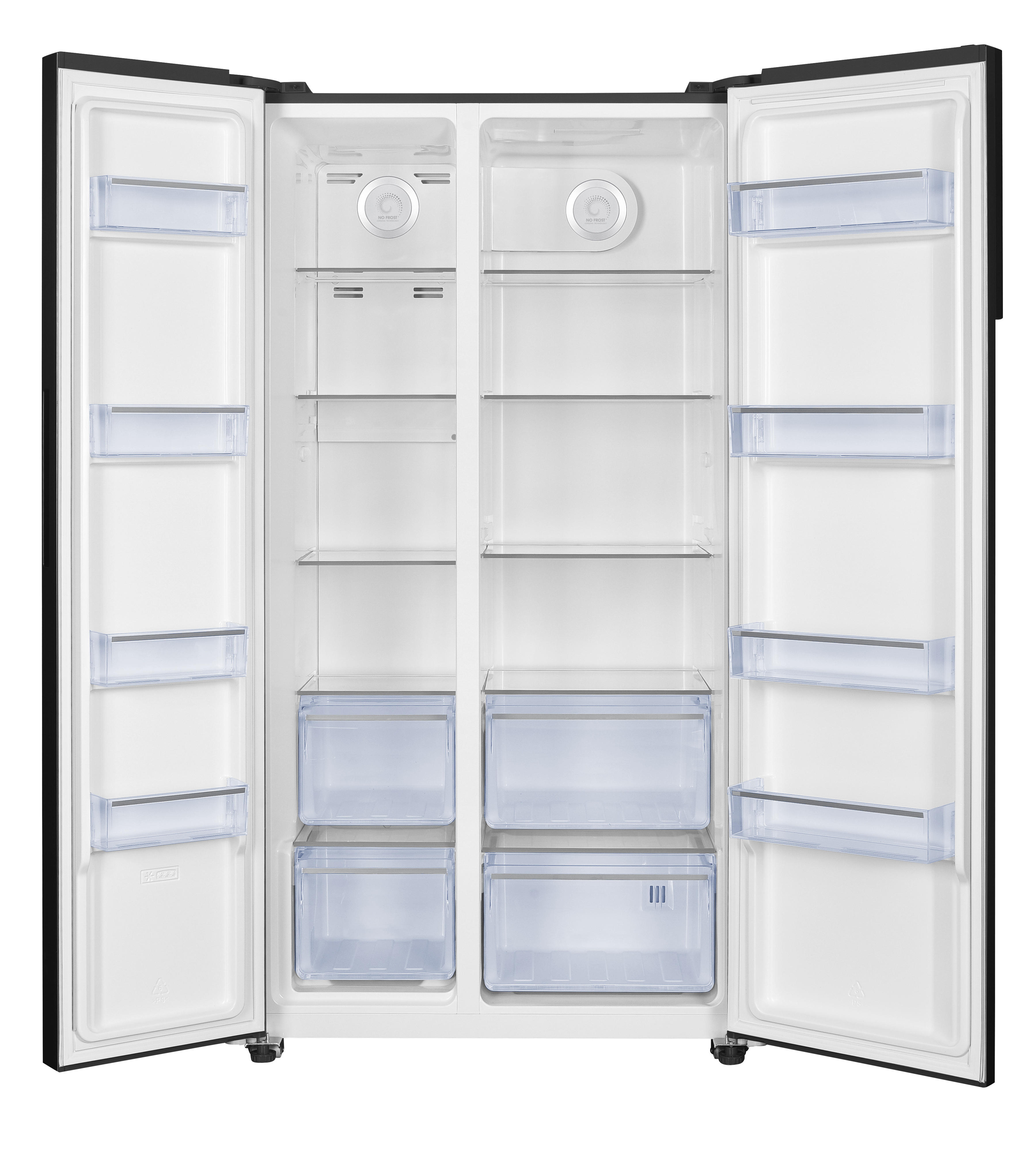 Kühlschrank - Schwarz - 347+185L - BONNSBS-630-040CB - Frilec