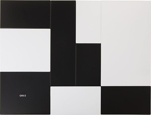 Presentatieblad Zero | Melamine Zwart | GN 1/1 | 53x32,5x(H)1,5cm