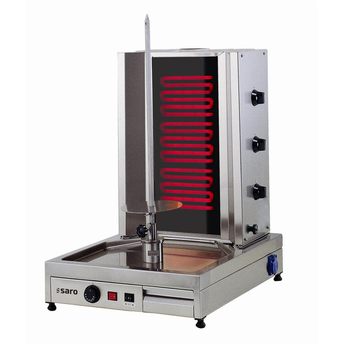 Grill électrique Döner/Gyros SARO pour 40kg de viande, ED3