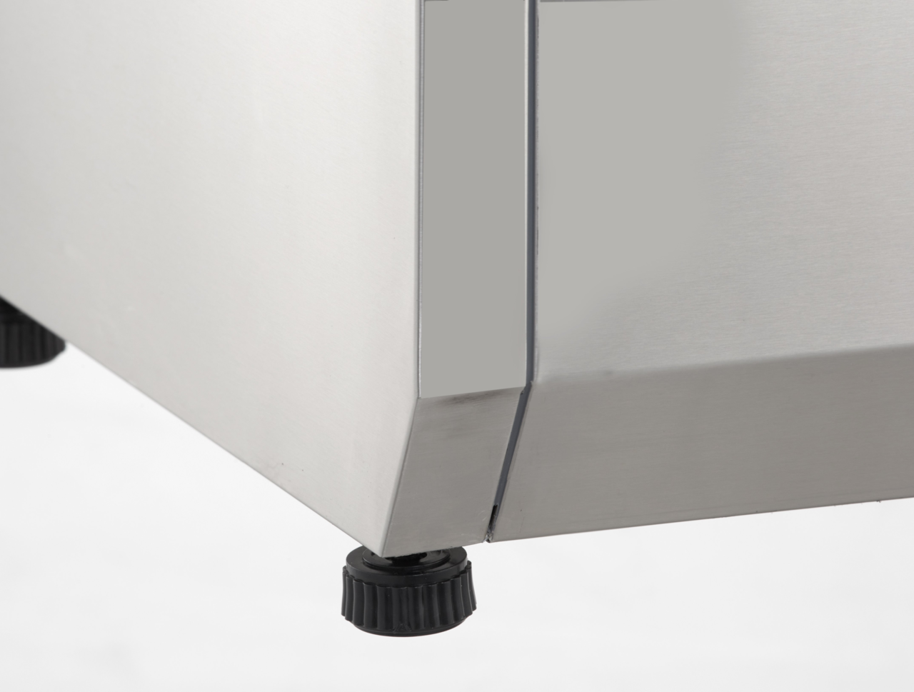 Vitrine réfrigérée ECO 5x GN 1/3 + 1x GN 1/2 avec rehausse en verre