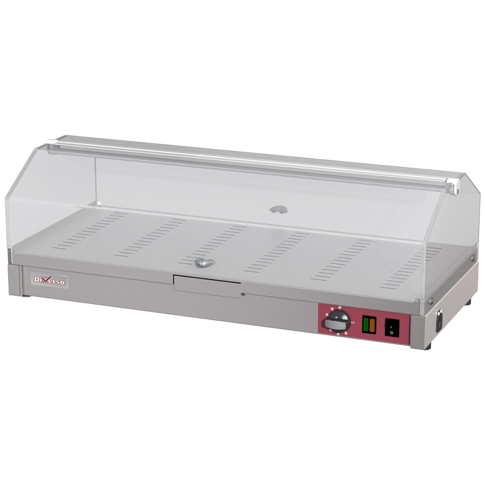 Verwarmde vitrinekast om neer te zetten, 1 niveau L800mm