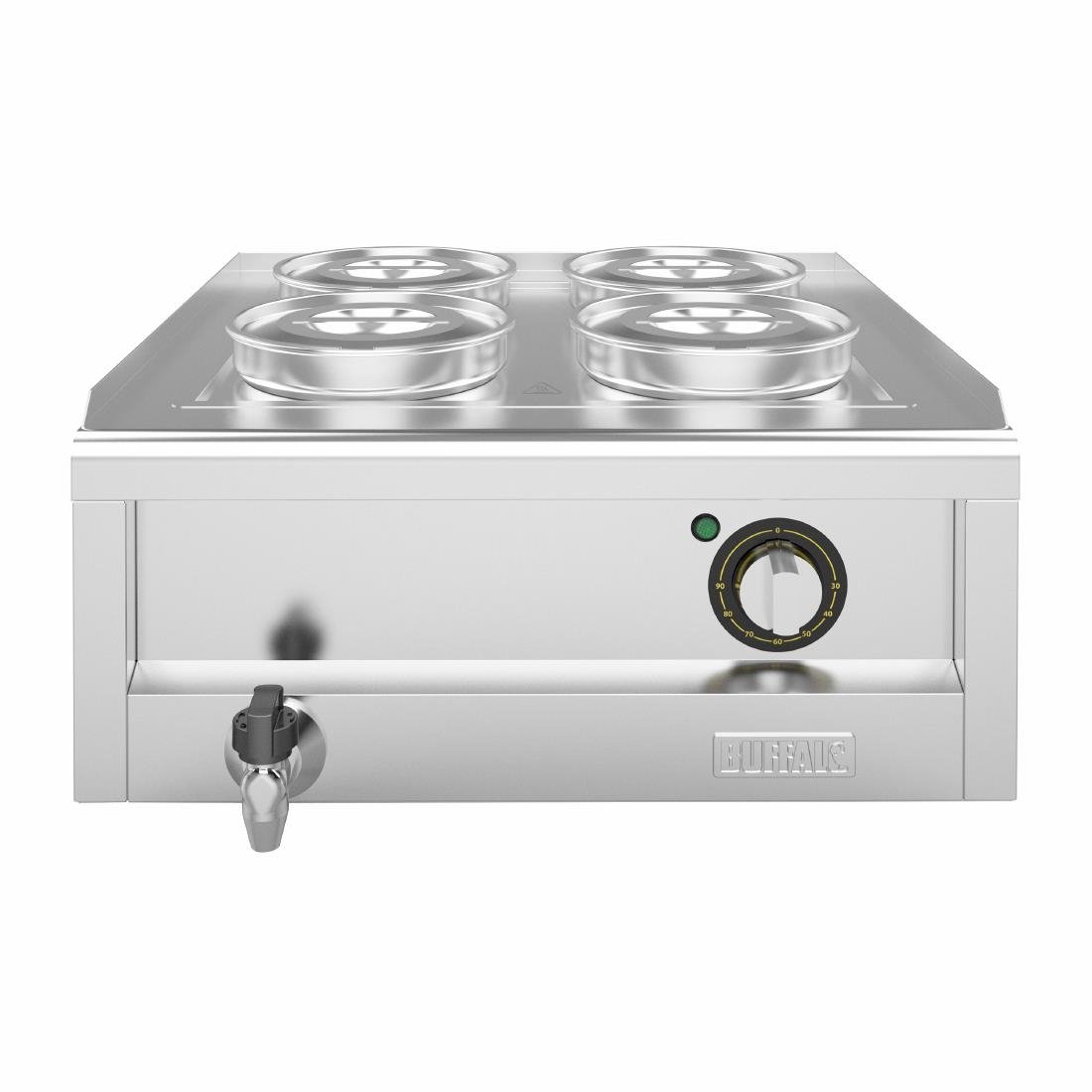 Bain-marie 4 pots Série 600 Buffalo