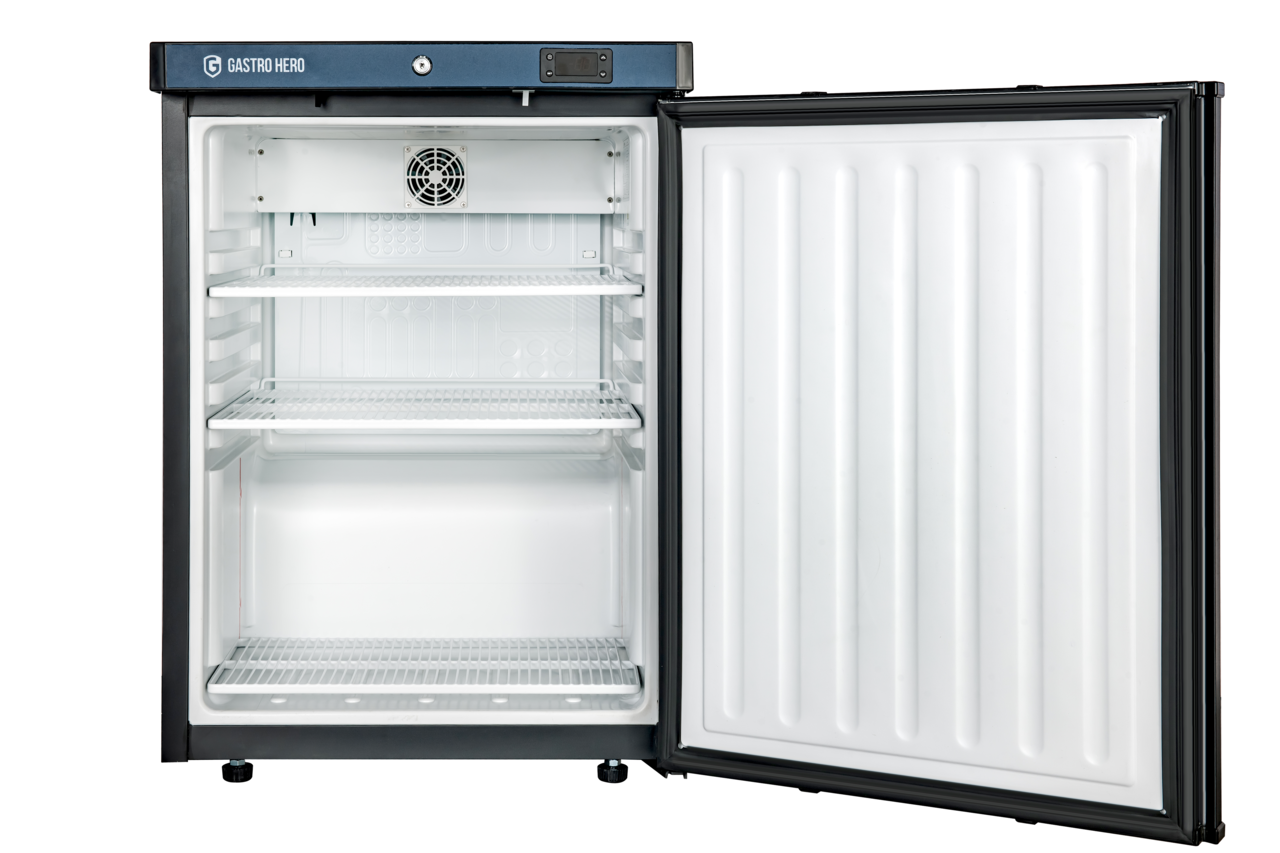 Armoire réfrigérée ECO 200, intérieur en plastique, noir