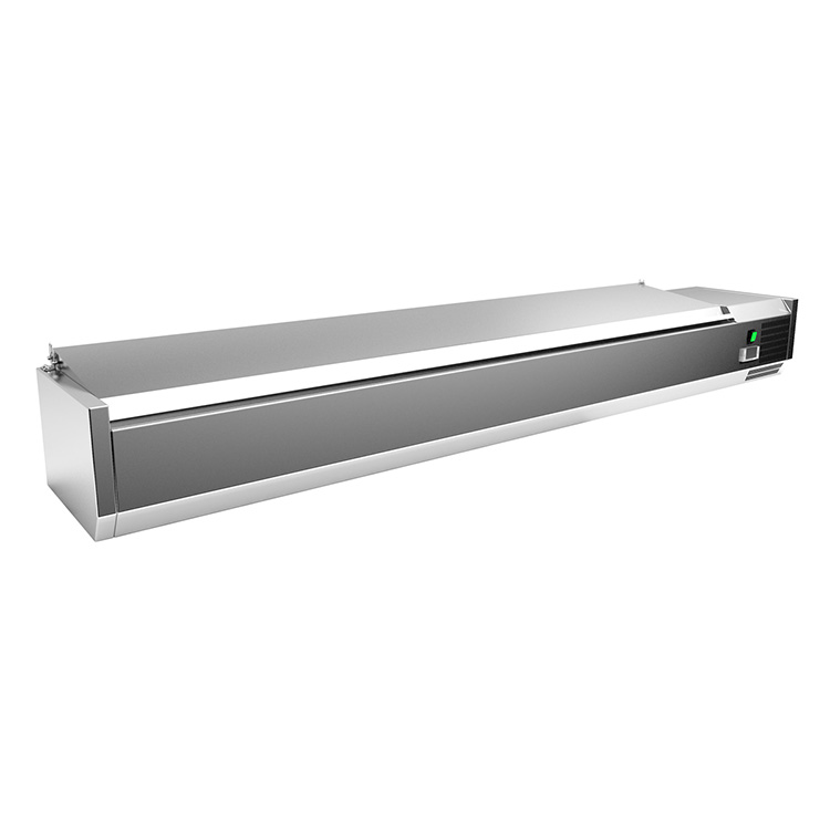 Gastro-Inox RVS Aufstell-Kühlschrank 10x GN 1/4 mit Deckel