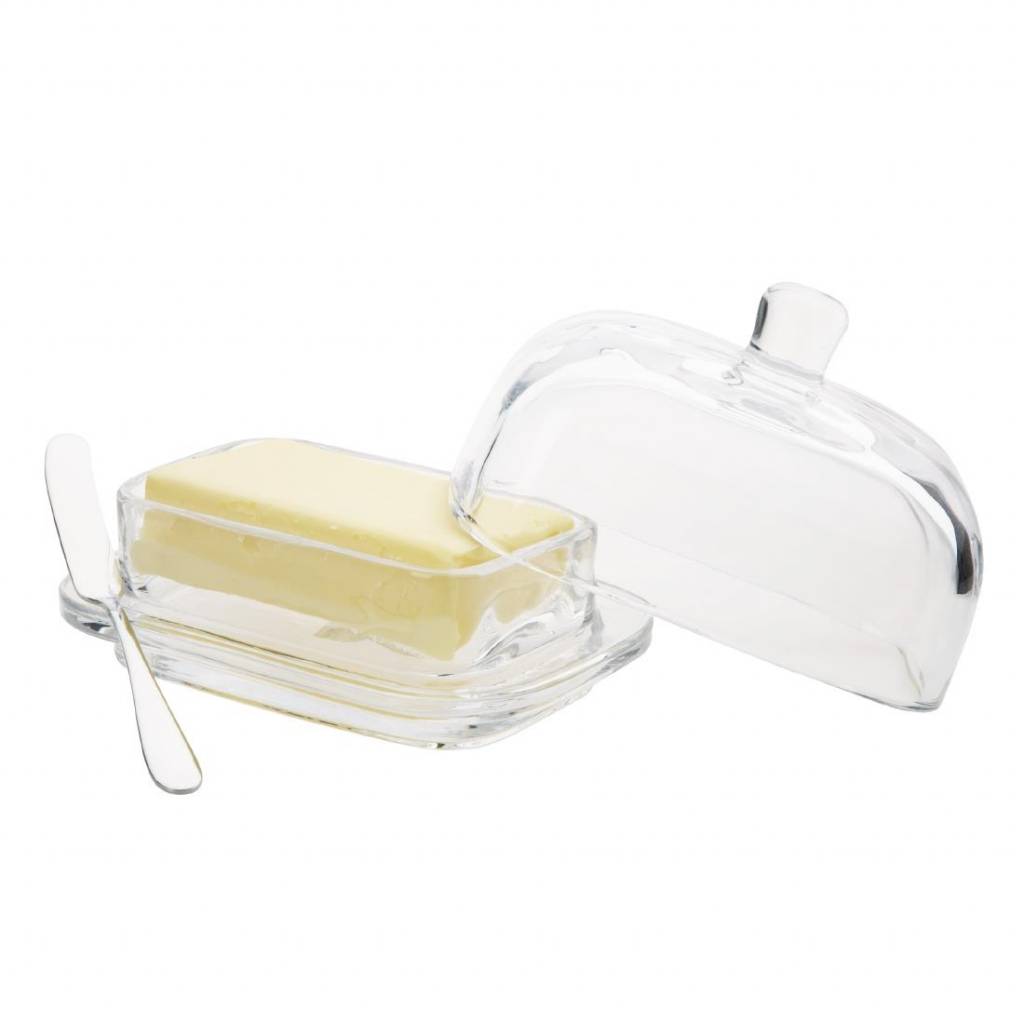 Butterdose Glas Olympia | 170x115x(h)115mm