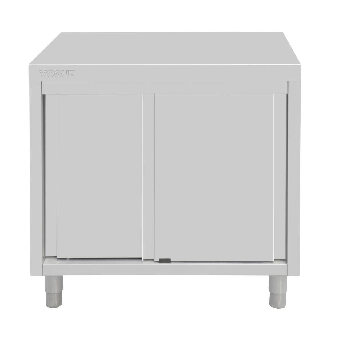 Armoire sur pieds en acier inoxydable Vogue 900x900x600mm