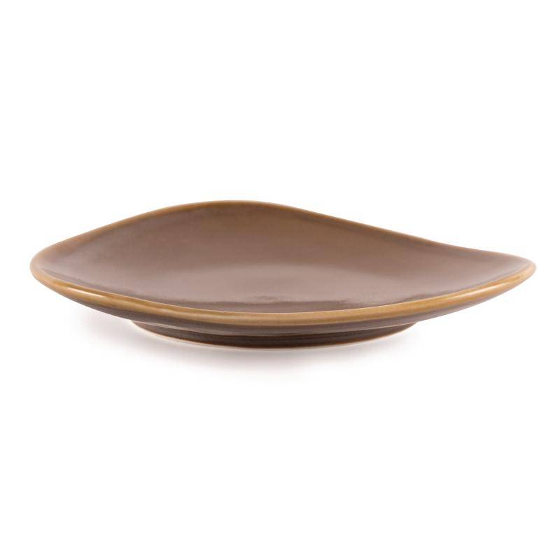 Assiette Triangulaire "Kiln" | Porcelaine Écorce | Ø280mm | 4 Pièces Assiette Triangulaire "Kiln" | Porcelaine Écorce | Ø280mm | 4 Pièces