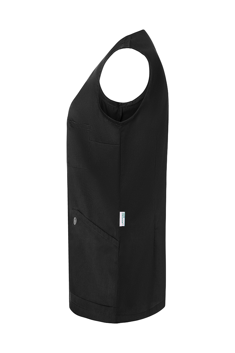 Mouwloze Damestuniek Essential, Gemaakt Van Duurzaam Materiaal - Zwart - 48