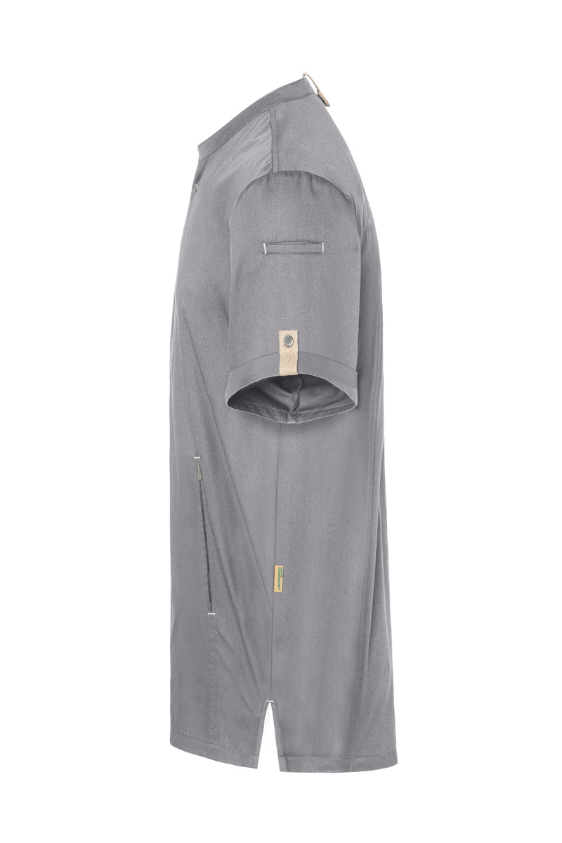 Veste de cuisine à manches courtes Green-Generation, en matériau durable - Gris Platine - 46